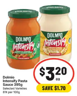 IGA Dolmio Intensify Pasta Sauce offer