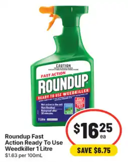 IGA Roundup Fast Action Ready To Use Weedkiller offer