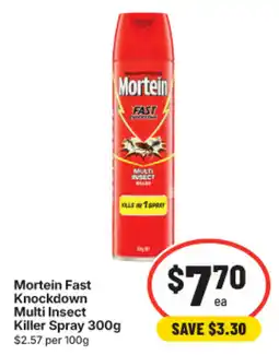 IGA Mortein Fast Knockdown Multi Insect Killer Spray offer