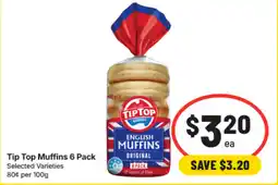 IGA Tip Top English Muffins offer