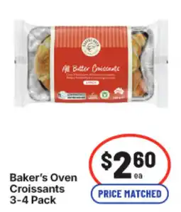 IGA Baker's Oven Croissants offer
