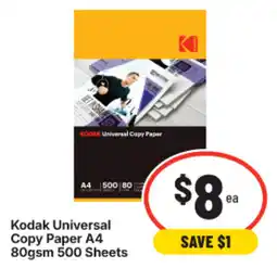 IGA Kodak Universal Copy Paper A4 offer