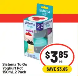 IGA Sistema To Go Yoghurt Pot offer