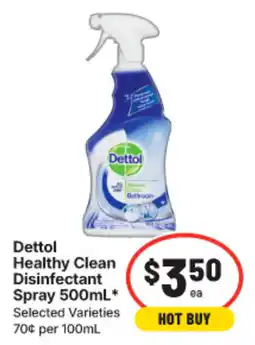 IGA Dettol Healthy Clean Disinfectant Spray offer