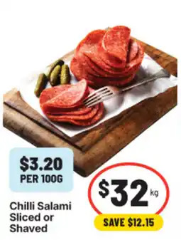 IGA Chilli Salami offer