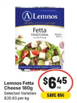 IGA Lemnos Fetta Cheese offer