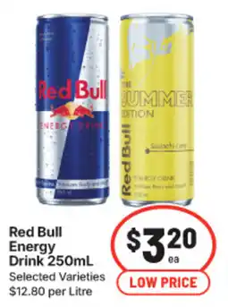 IGA Red Bull Energy Drink offer