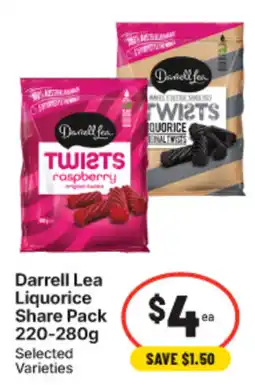 IGA Darrell Lea Liquorice Share Pack offer