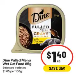 IGA Dine Pulled Menu Wet Cat Food offer