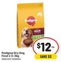 IGA Pedigree Dry Dog Food offer