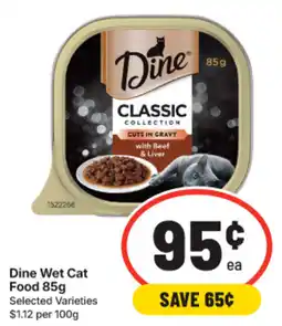 IGA Dine Wet Cat Food offer