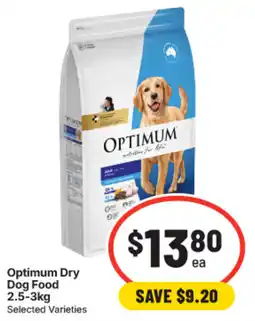 IGA Optimum Dry Dog Food offer