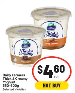 IGA Dairy Farmers Thick & Creamy Yoghurt offer