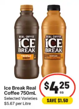 IGA Ice Break Real Coffee offer