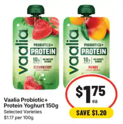IGA Vaalia Probiotic+ Protein Yoghurt offer