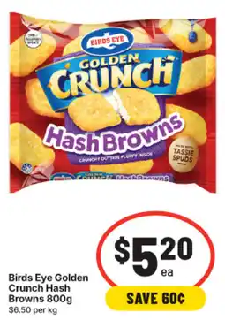 IGA Birds Eye Golden Crunch Hash Browns offer