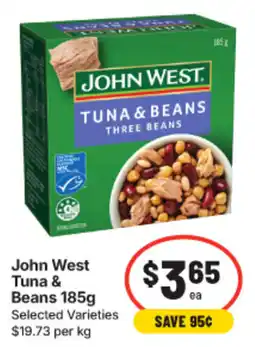 IGA John West Tuna & Beans offer