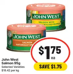 IGA John West Salmon offer