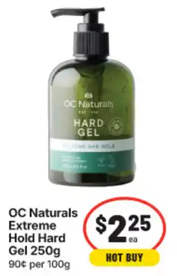 IGA OC Naturals Extreme Hold Hard Gel offer