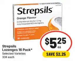 IGA Strepsils Lozenges offer