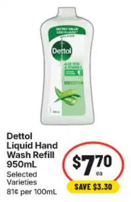 IGA Dettol Liquid Hand Wash Refill offer