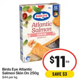 IGA Birds Eye Atlantic Salmon Skin On offer