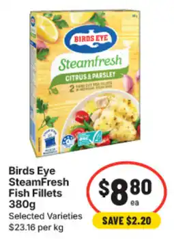 IGA Birds Eye SteamFresh Fish Fillets offer