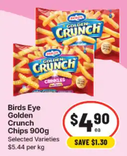 IGA Birds Eye Golden Crunch Chips offer