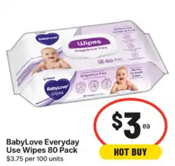 IGA BabyLove Everyday Use Wipes offer