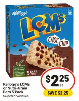 IGA Kellogg's LCMs offer