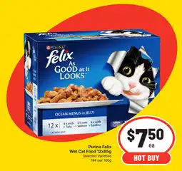 IGA Purina Felix Wet Cat Food offer