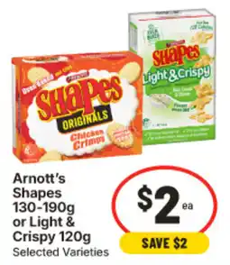 IGA Arnott's Shapes offer