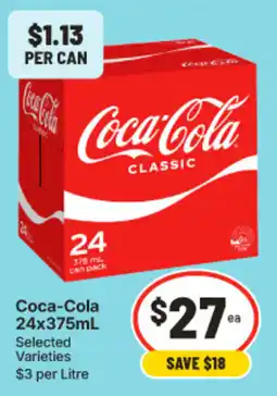IGA Coca-Cola Classic offer