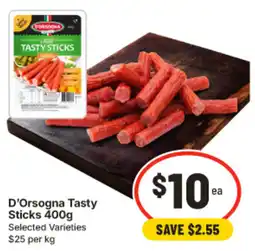 IGA D'Orsogna Tasty Sticks offer