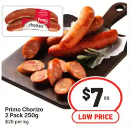 IGA Primo Chorizo offer