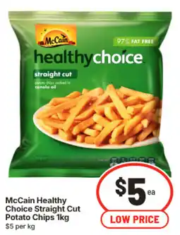 IGA McCain Healthy Choice Straight Cut Potato Chips offer