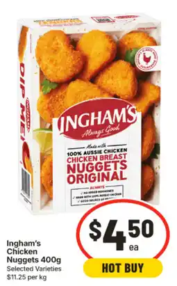 IGA Ingham's Chicken Nuggets offer