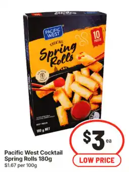 IGA Pacific West Cocktail Spring Rolls offer