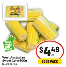 IGA West Australian Sweet Corn offer