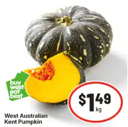 IGA West Australian Kent Pumpkin offer