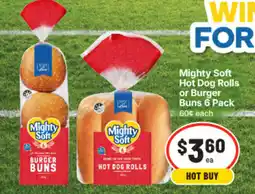 IGA Mighty Soft Burger Buns offer