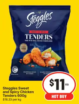 IGA Steggles Sweet and Spicy Chicken Tenders offer