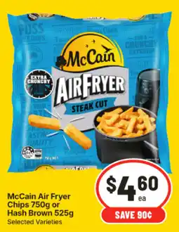 IGA McCain Air Fryer Chips or Hash Brown offer