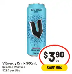 IGA V Energy Drink 500mL offer