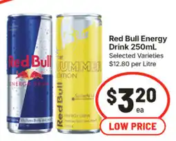 IGA Red Bull Energy Drink offer