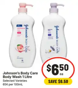 IGA Johnson's Body Care Body Wash offer
