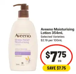 IGA Aveeno Moisturising Lotion offer