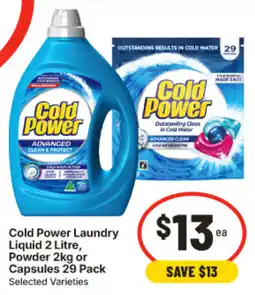 IGA Cold Power Laundry offer