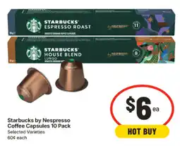 IGA Starbucks by Nespresso Coffee Capsules offer