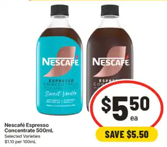 Nescafé Espresso Concentrate